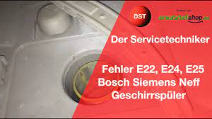 bosch spülmaschine e22