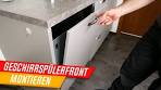 siemens geschirrspüler frontblende montage