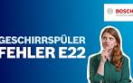 e22 siemens spülmaschine