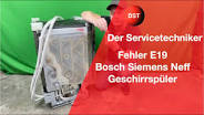 siemens geschirrspüler e19