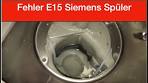 siemens e15 spülmaschine