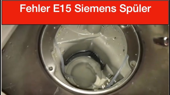 e25 siemens geschirrspüler